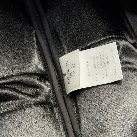 🆕 BRONX & BANCO 🧿 NWOT Estelle Floral Mini Dress, Black/White - Sz M US 6 - Picture 16 of 16